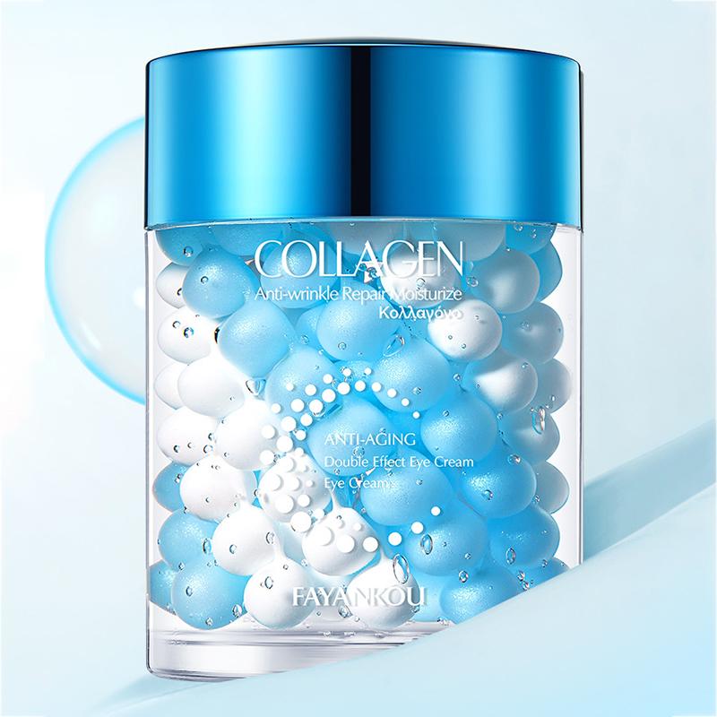 Крем для кожи вокруг глаз с коллагеном против морщин, увлажняющий, отбеливающий и устраняющий темные круги, уход за кожей вокруг глаз, сыворотка для кожи вокруг глаз, эссенция