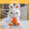 Adorable Rabbit Stuffed Animal Plushie Keychain Fluffy Bunny Doll For Gift Ideas