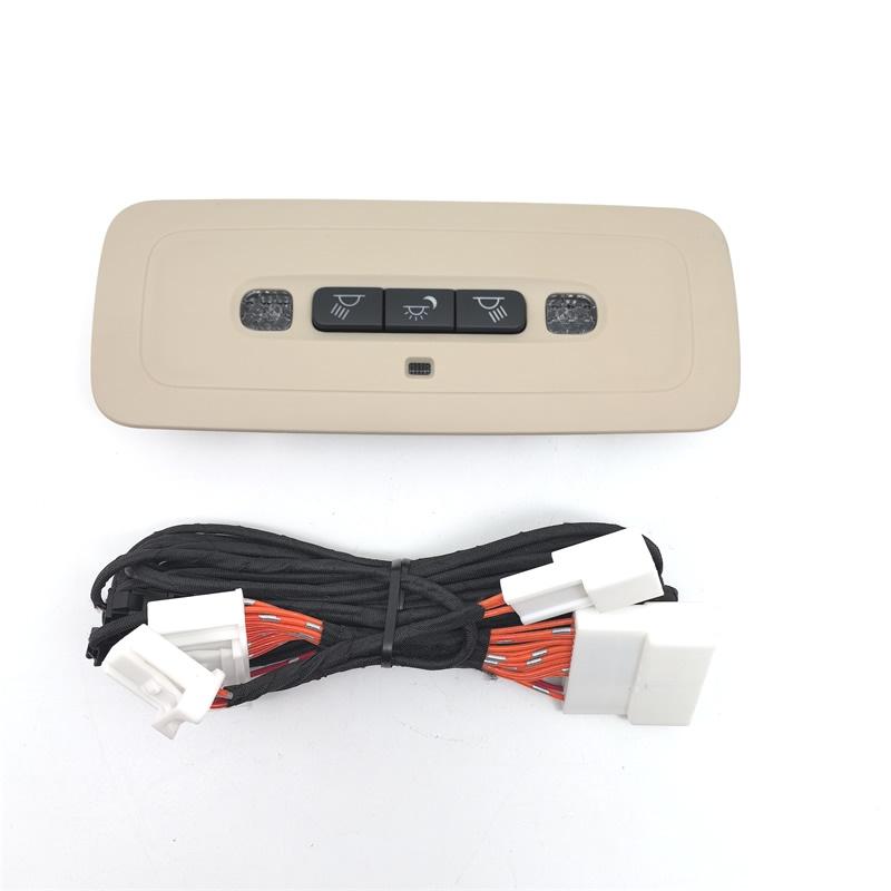 Car Indoor Ceiling Light Reading Light Lamp High-end upgrade Wiring for Toyota Camry Avalon 2018-2025 81360-06120 Beige grey 1pc