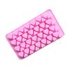 Форма для шоколада с антипригарным покрытием, быстросъемная, легко моется, сделай сам, силиконовая, 56 отверстий, в форме сердца, форма для выпечки помадки, конфет, кухонный гаджет