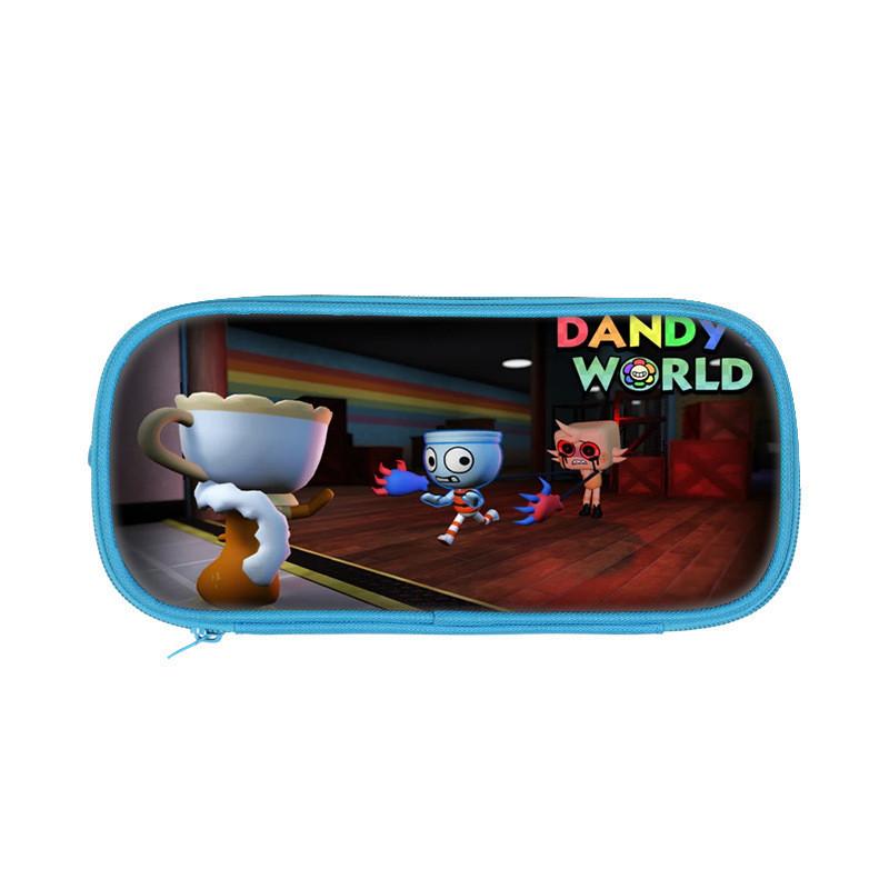 Нейлоновая пенал-сумка Dandys World с вместительным отделением для студентов и детей