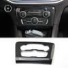 crosselec Carbon Fiber Central Control Air Conditioning A/C Panel Cover tirm for Dodge Charger 2015+ (Black)