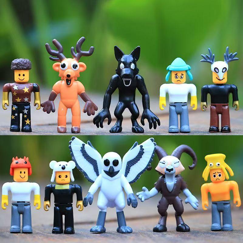 Новая игрушка-фигурка «99 ночей в лесу», модель, ПВХ, настольный декор, фигурка совы, оленя, фигурка «99 ночей в лесу», пластик, подарок для ребенка