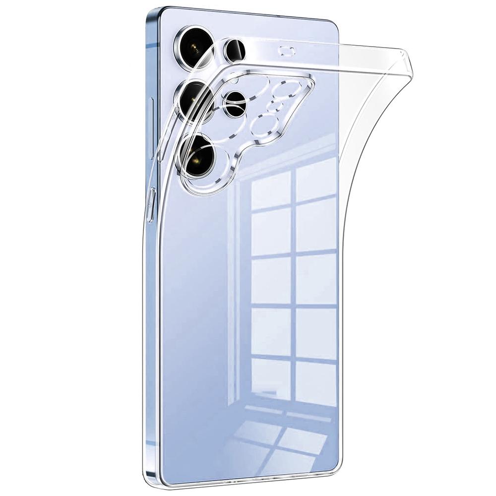 Ultra-Thin Silicone Soft Case For Samsung Galaxy S25 Ultra Clear Back Cover S24 S23 S22 S21 Ultra FE Plus Transparent Slim Shell