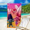 Ultra-Soft Beach Towel with Trolls Theme,Ideal for Pool - Camping, Diving - Perfect Travel Essential, Vibrant Beach Towel.