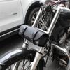 Motorcycle Tools Bag Retro Barrel Shape Motorcycle Front Bag Black Waterproof Saddlebags Motorcycle