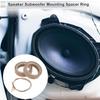RATCHROLL 2 Sets Universal Speaker Spacer Ring Tweeter Speaker Spacer Adapter with Acrylic Washer