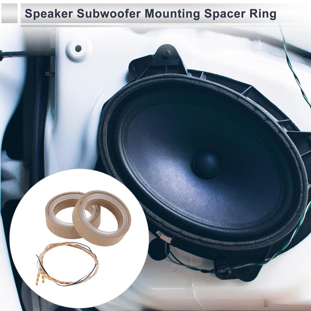 RATCHROLL 2 Sets Universal Speaker Spacer Ring Tweeter Speaker Spacer Adapter with Acrylic Washer