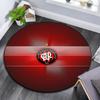 Athletico Paranaense2 Round Area Rug,Carpet Rug for Living Room Bedroom Sofa Playroom Decor,Non-slip Floor Mat