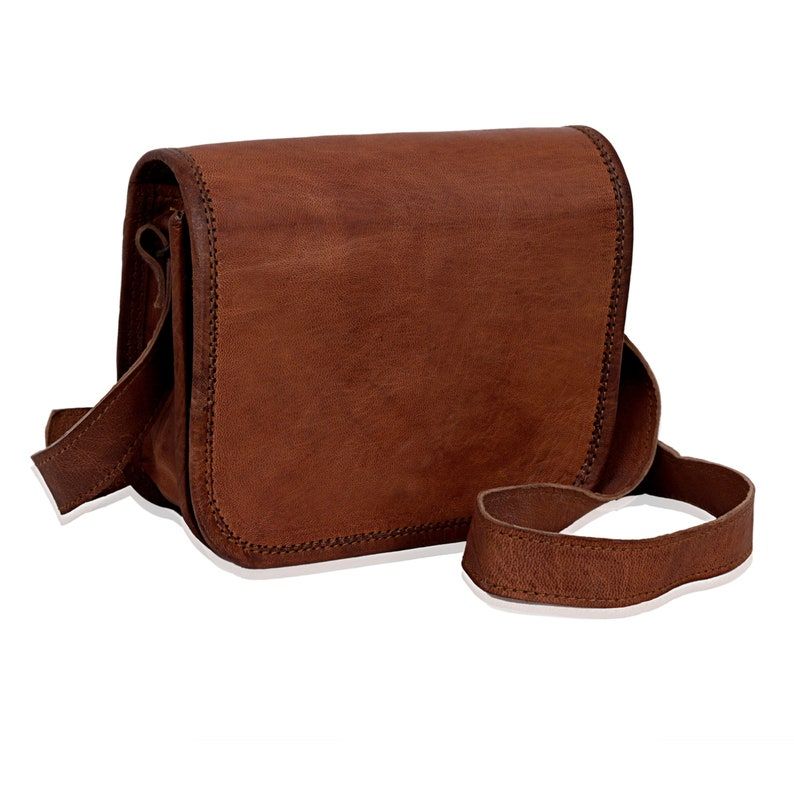 Leather Satchel Small Crossbody Bag Genuine Leather Messenger Shoulder Bag Cross Body Bag for Men and Women Travel Gift Bag Mini Sling Bag