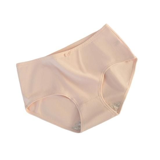 Women's Cotton Underwear Low Waist Full Coverage Panties with Bow Decoration Soft Stretch