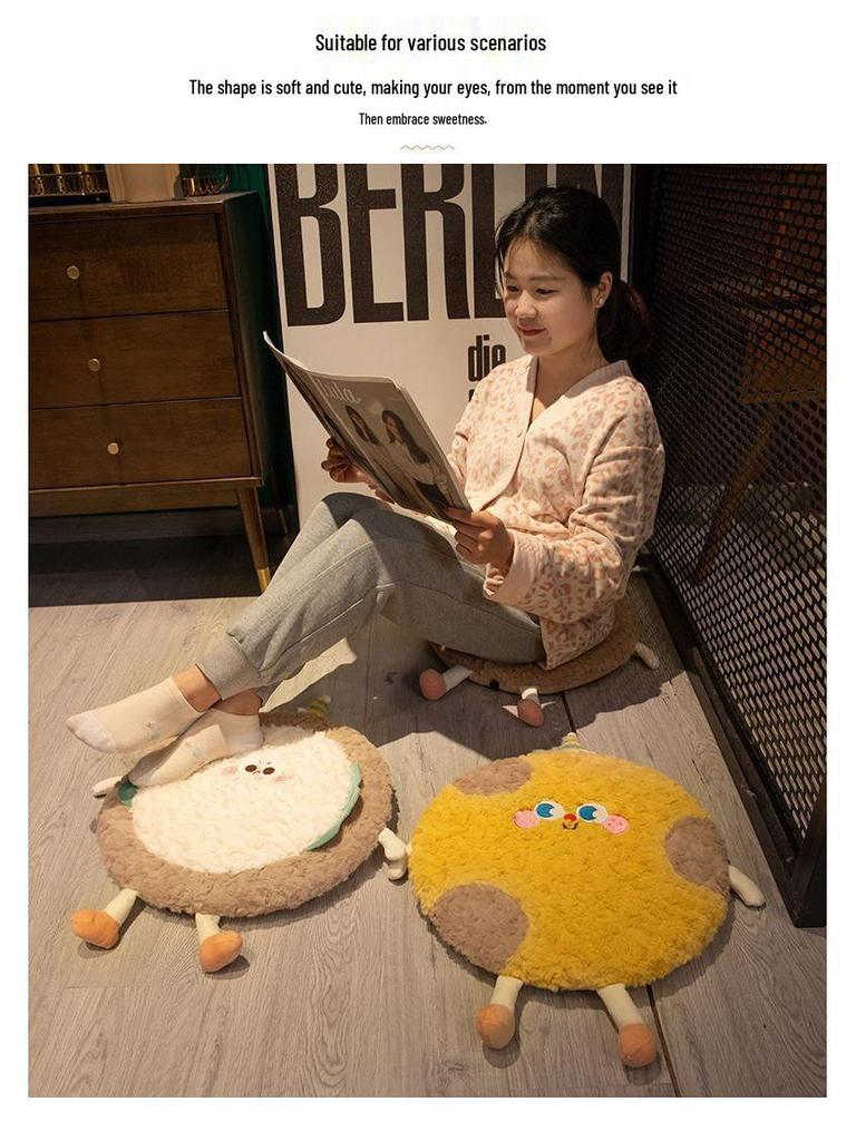 Memory Foam Seat Cushion for Long Sitting - Plush, Soft, and Washable
