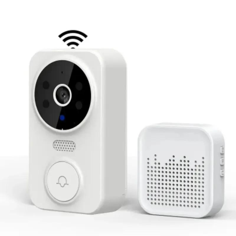 Tuya Видеодомофон Домашний WiFi Беспроводной дверной звонок Перезаряжаемый аккумулятор Цветной звонок с камерой ночного видения Визуальный дверной звонок
