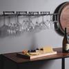 Draining Rust-proof Creative Wall-mounted Wine Cup Hanger Shelf Drain Holder Wine Cup Storage Rack