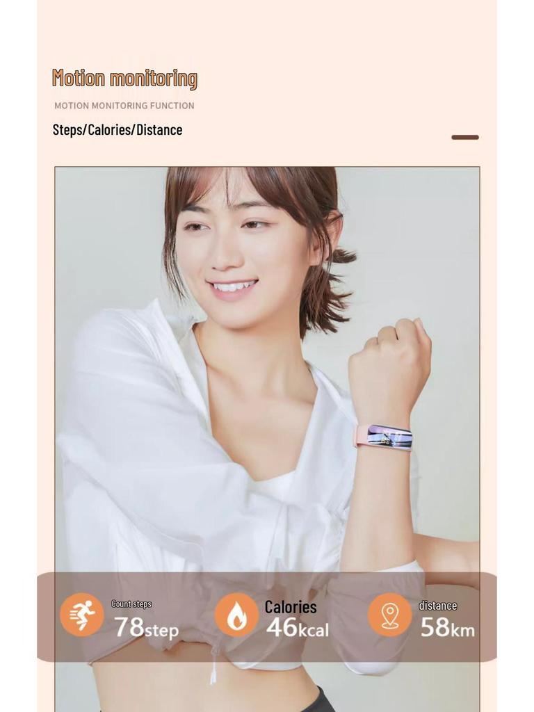 Женские многофункциональные спортивные смарт-часы - Монитор сердечного ритма и артериального давления, Идеальный модный подарок для девушки или жены