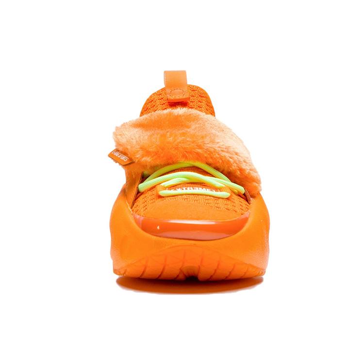 LiNing Cloud Travel Lite Нескользящие, износостойкие, легкие, низкие, повседневные кроссовки, женские, цвет Ледяной апельсин AZGS048-3