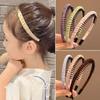 Girls Hair Clip Fashion Weaving Fabric Headband Simple Baby Girl Headwear Hair Organizer Cute Acrylic Hair Accessories
