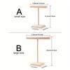 1 шт. Подставка для украшений, Органайзер для украшений, Деревянная подставка-башня для демонстрации ювелирных изделий, браслетов, часов, Держатель для браслетов, резинок для волос, ожерелий, Подставка для хранения, День святого Валентина
