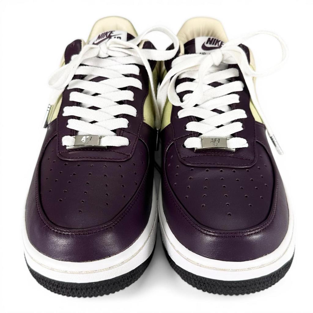 Идеальное состояние Кроссовки NIKE Низкие Air Force 1 Low Premium Bobbito фиолетовые мужские 26см Б/у
