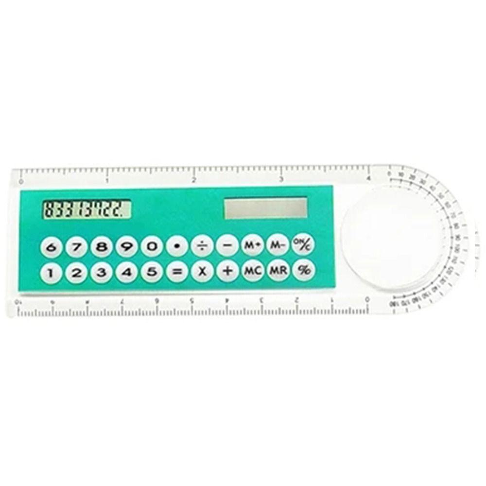Colorful Childrens Tool Portable Digital Caliper Calculator Ruler Office Stationery Solar Energy Calculator