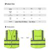 LIKAI Reflective Safety Vest - High-Visibility Construction Traffic Gear, Customizable Fluorescent Workwear.