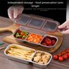 Leak-proof Food Storage Container 2/3 Grids Fruit Food Fresh Box  Kids Gift