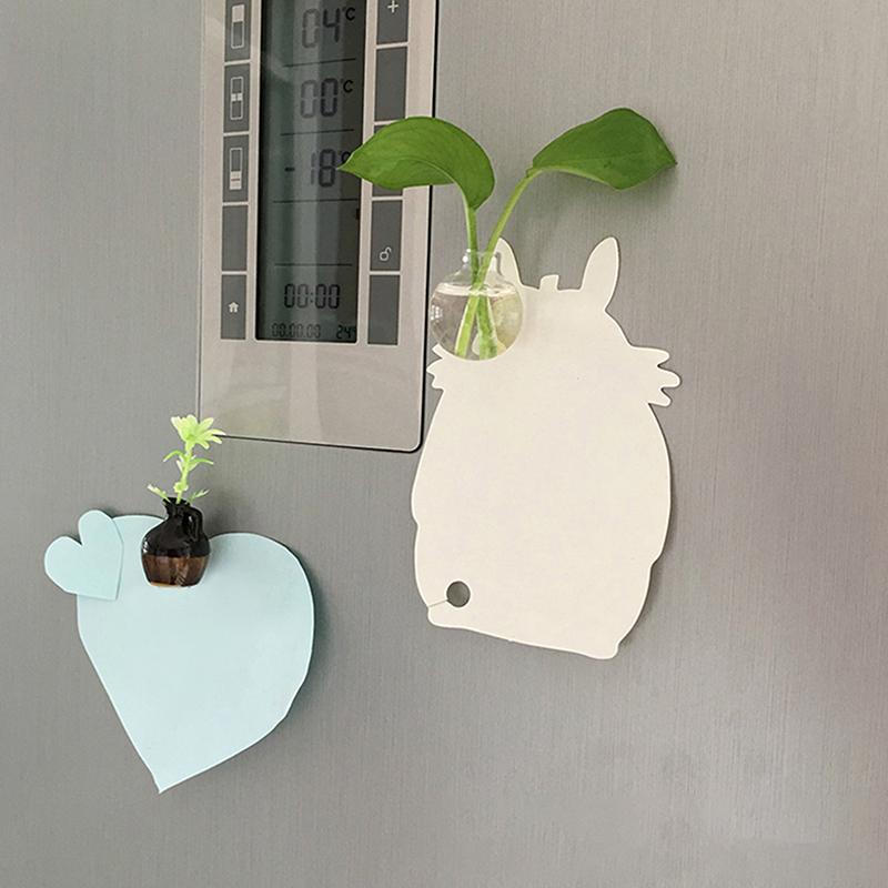 Набор из 8 шт. Мини-керамическая ваза Дизайн Магнит Магнит на холодильник Сделай сам Магнит на холодильник Для цветка Для цветка Украшения для холодильника