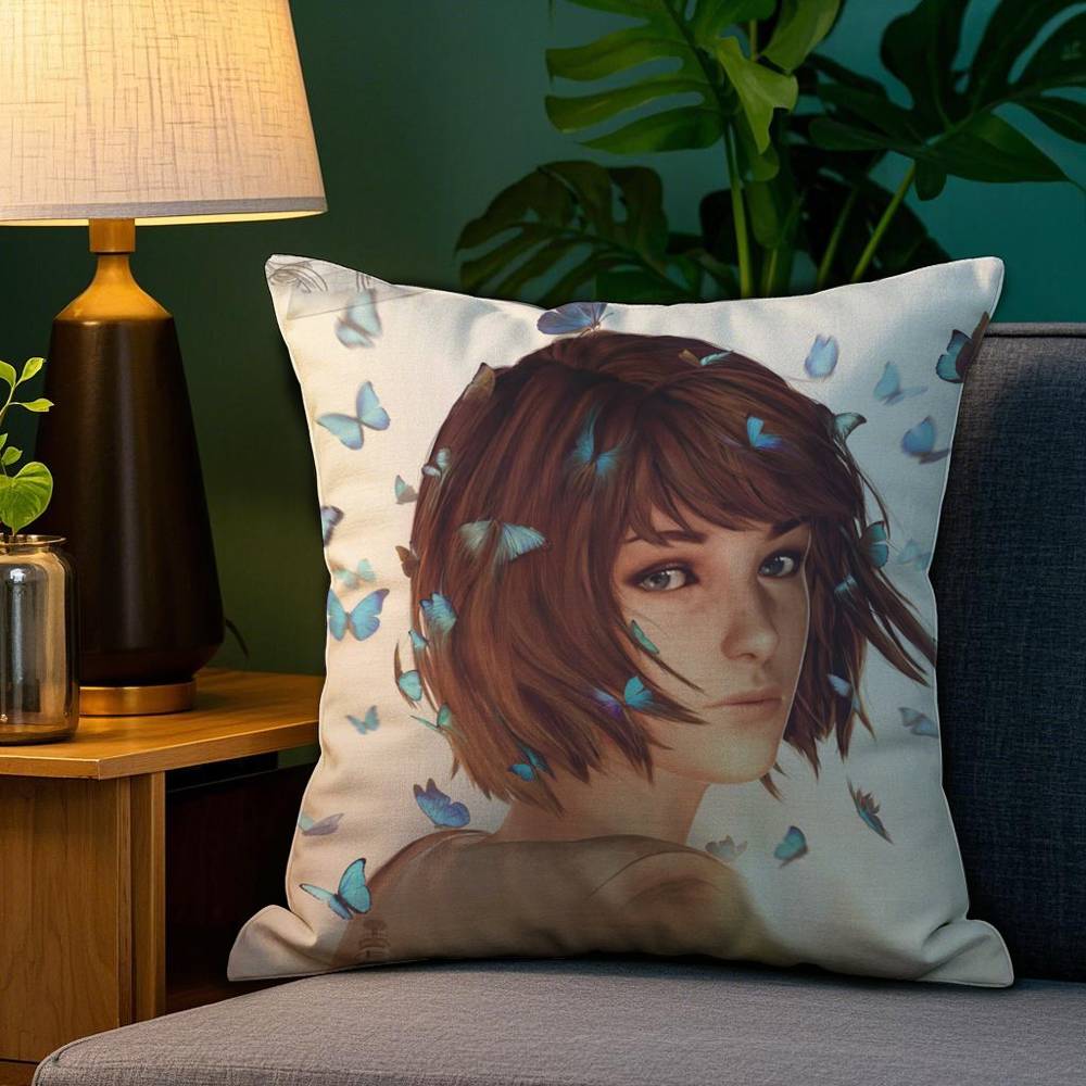 Life Is S-Strange Pillow Case Plush Fabric Soft Double Sided Print Sofa Cushion Cover Throw Pillow Covers