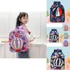 Charming Unicorn Print Kids Backpack Ideal For School Spacious Design With Breathable Material