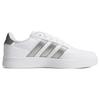 adidas Breaknet 2.0 Кожаные Нескользящие Легкие Низкие Кеды для Скейтбординга Женские Кроссовки Белый Серебристый HP9440