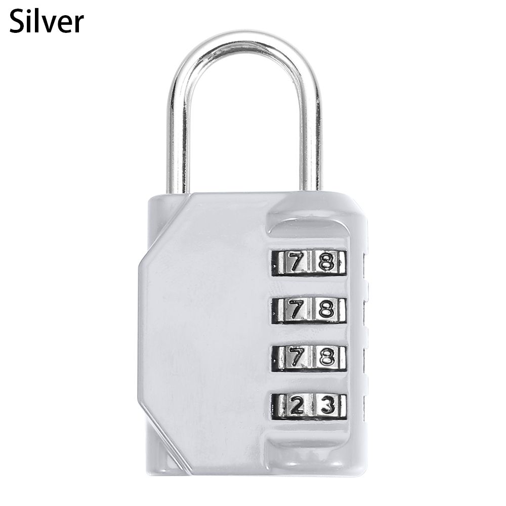 Кодовый замок, металлический кодовый замок, сбрасываемый, дорожные аксессуары, пароль, навесной замок, 4 цифры