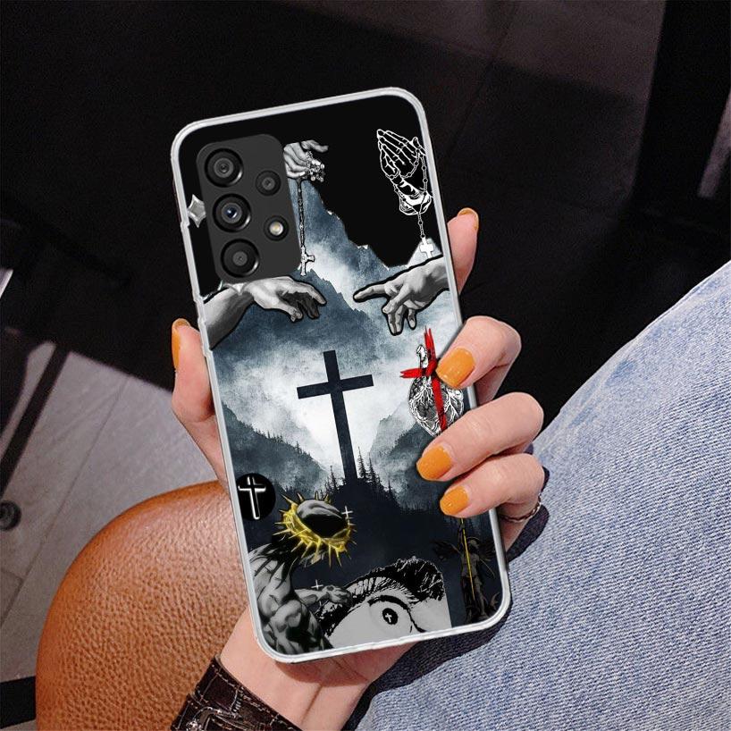 Чехол для телефона «Сын Божий Иисус Крест Святой Свет» для Samsung Galaxy A52 A32 A22 A12 A51 A31 A50S A30S A20S A10S Note 20 Ultra 10 Plu