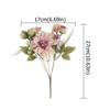 Plastic Artificial Dahlia Rose Flowers Realistic Fake Flowers  Living Room Decor