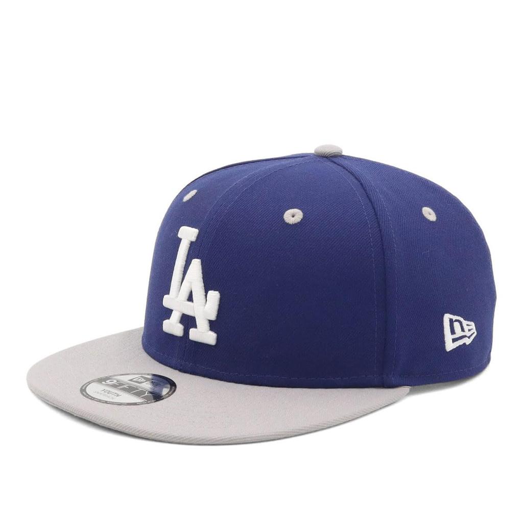 New Era Детская кепка Youth 9FIFTY Коллаборация с Горо Накацугавой MLB LA Dodgers Темно-сине-серый YOUTH 52-56 см YTH950 GORO LOSDOD DROY GRY Кепка