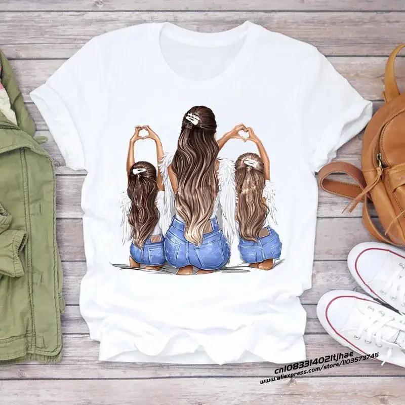 Женские футболки с принтом Super Mom Life Momlife Mama Mother Summer, женские футболки с рисунком, женская футболка с принтом для путешествий