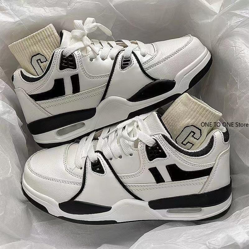 White Air Cushion Mens Sneakers Casual Male Flat Shoes Outdoor Male Running Shoes Solid Color Men Shoes New Zapatos Para Hombres