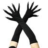 New 40CM Black Cool Halloween Gloves Long Ghost Claw Dress Up Gloves Fashion Long Nails Cosplay Theme Party Funny Witch Gloves