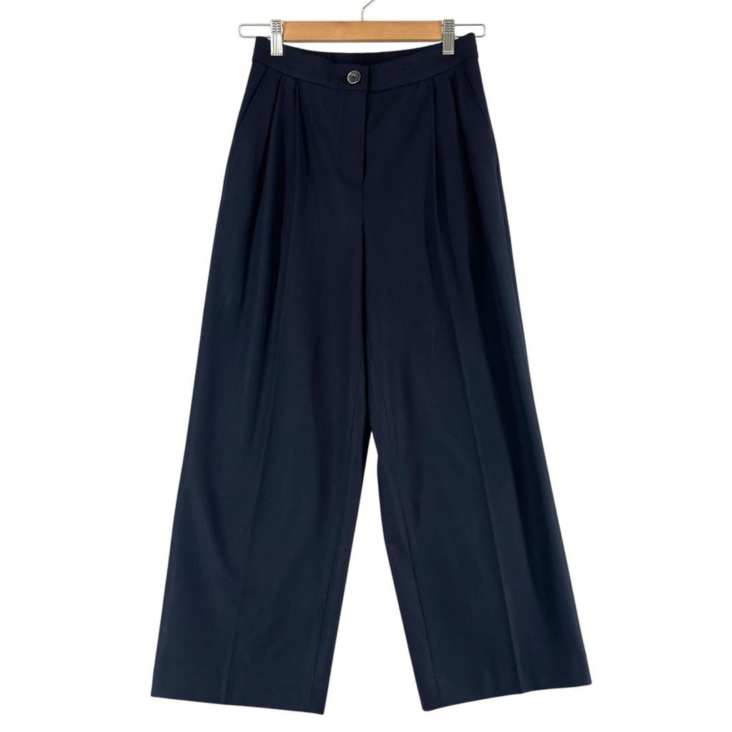 CORDIER Plain Pants Navy Women 38 Front tack used
