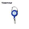 DSTYLE Carabiner Pin-On Reel, Blue