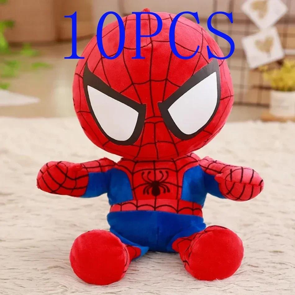 110Pcs Marvel Spiderman Plush Toy Soft Stuffed Cartoon Stuffeds Dolls Large Plushs Cloth Dolls Pillow Kids Gift 25-30Cm