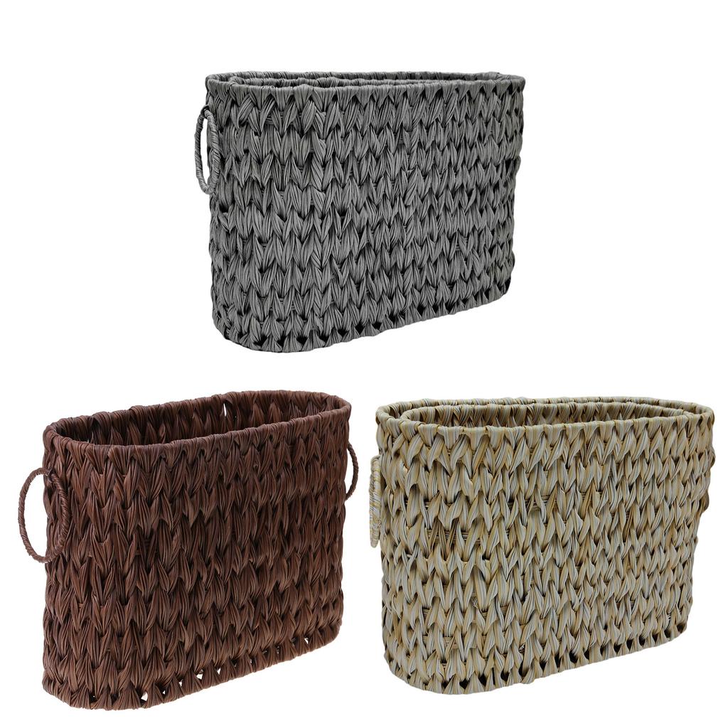 Wicker Toilet With Basket Paper Lid For Bathroom Storage Multipurpose Decorative Holder For Closet Elegant Styles