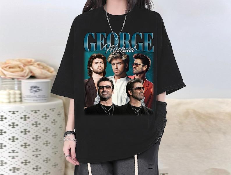 Vintage George Michael Character TShirt George Michael Trendy