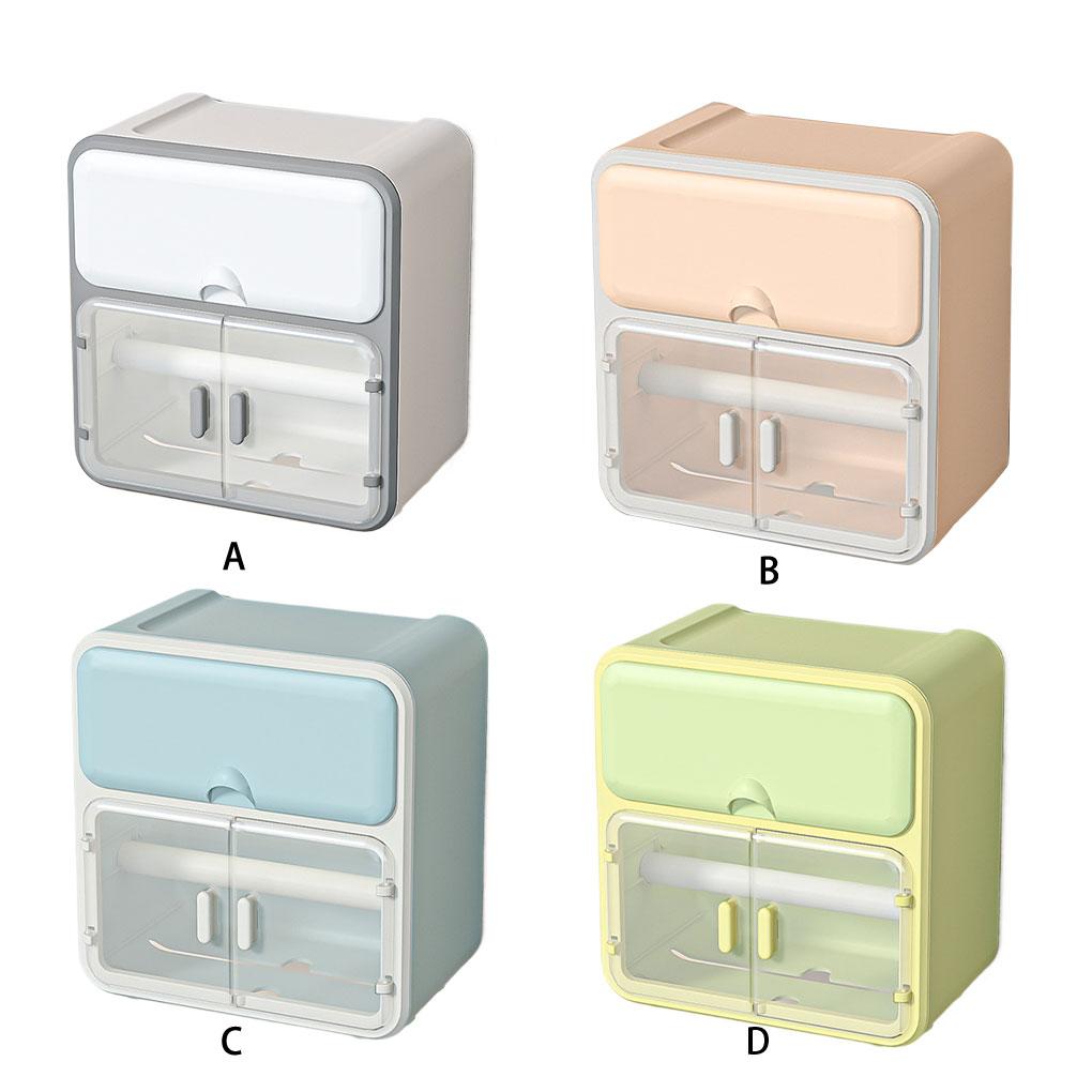 Прозрачный ящик для хранения для ванной комнаты, сильная несущая способность, органайзер для хранения в ванной комнате