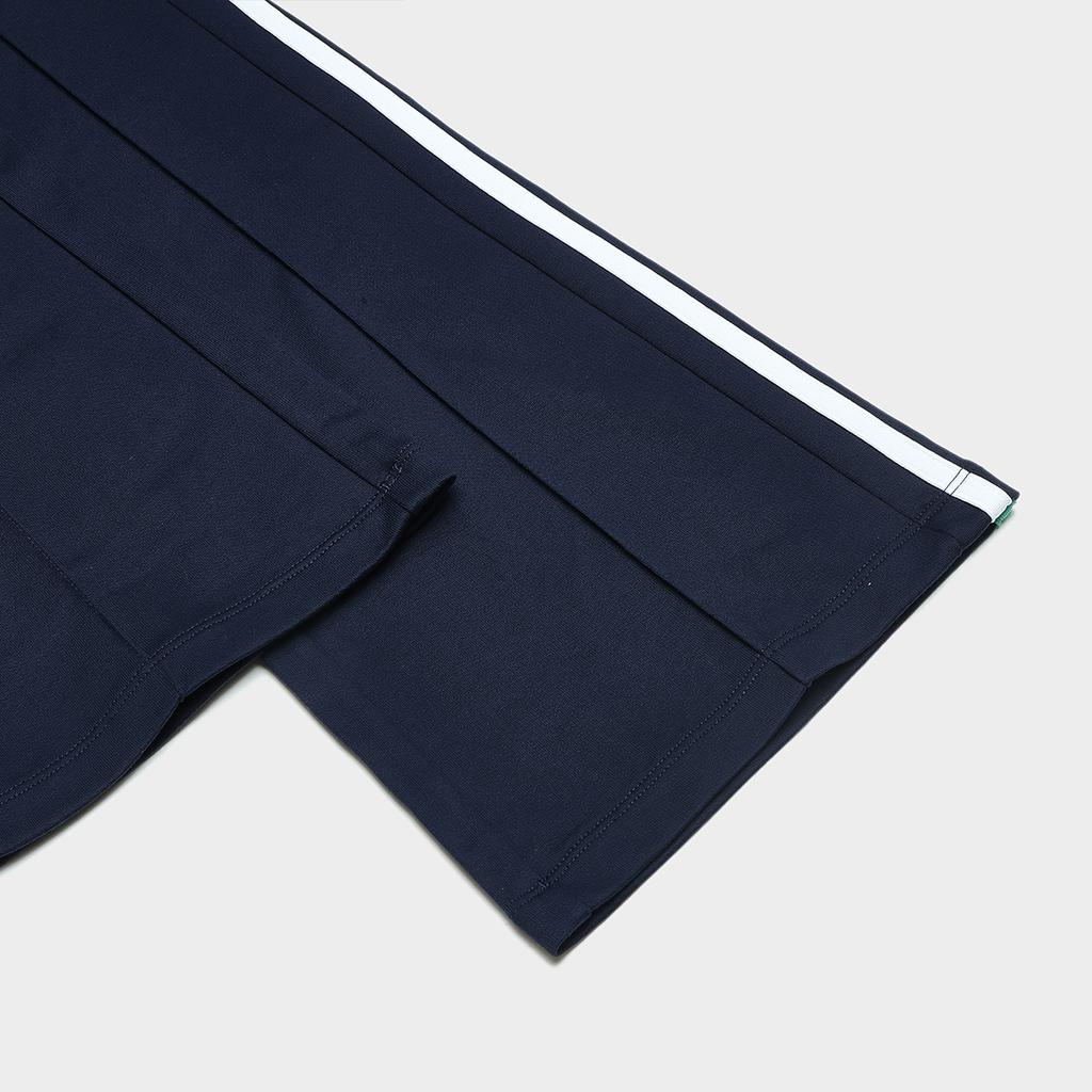 Fila Color Block Letter Print Vintage Flared Casual Knit Sports Pants Women Bottoms Deep-Navy F11W419604F-NV