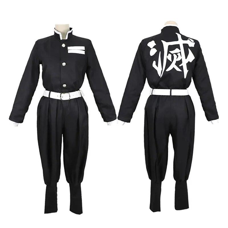 Anime Demon Slayer Kimetsu No Yaiba Tomioka Giyuu Cosplay Costume Men Kimono Uniform Halloween Carnival Party Costumes