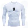 2024 Men Sports Top Round Neck Slim Fit Long Sleeve Quick Dry Thin Soft Breathable Highly Stretchy Pullover Training Exercise Men Jogging T-shirt