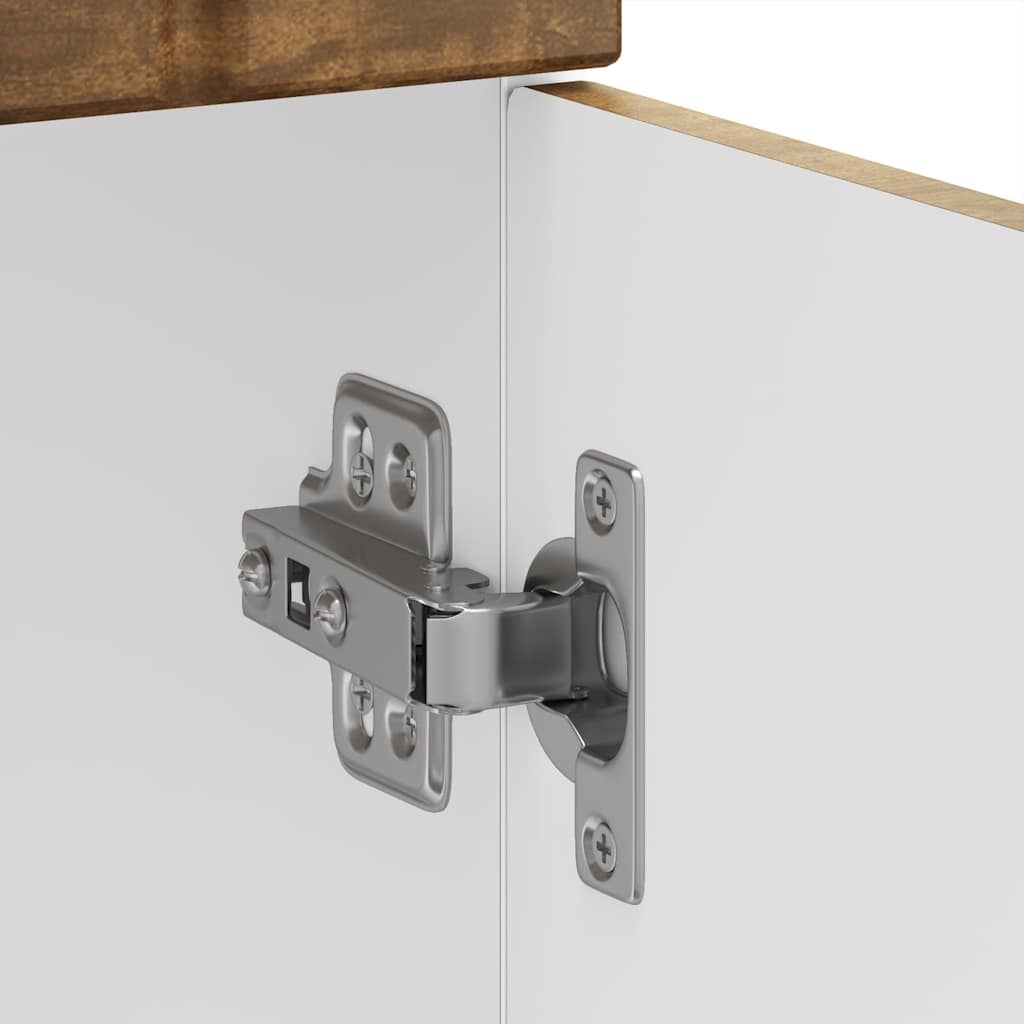 Lucca Kitchen Base Cabinet Smoked Oak Effect Wood Based Material