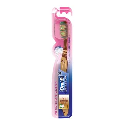Экстрамягкая зубная щетка для чувствительных десен, Toothbrush Sensitive & Gums Precision Clean Extra Soft,