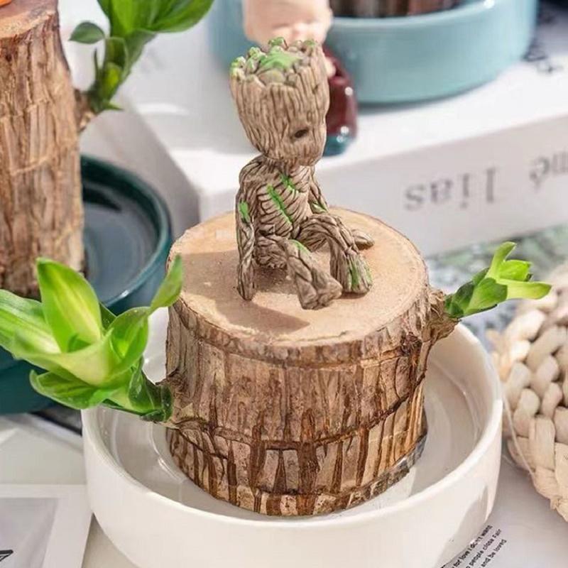Mini Miniature Model Groot Anime Figure Home Decoration Accessories Car Hanging Pendants Desktop Decoration Ornament Crafts 5cm