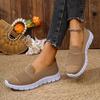 Women Vulcanized Shoes High Quality Women Sneakers Slip On Flats Shoes Women Loafers Plus Size 43 Walking Flat